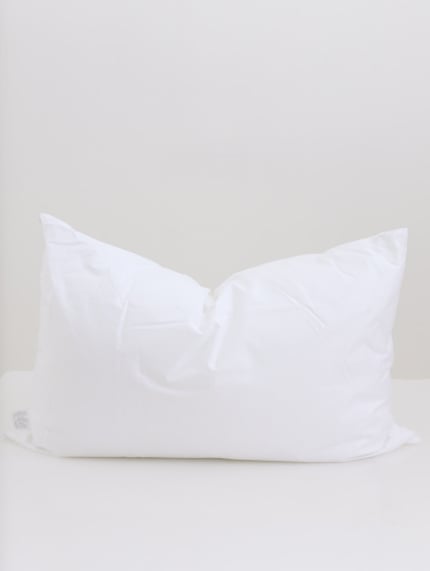Cotton Downproof Pillow - White