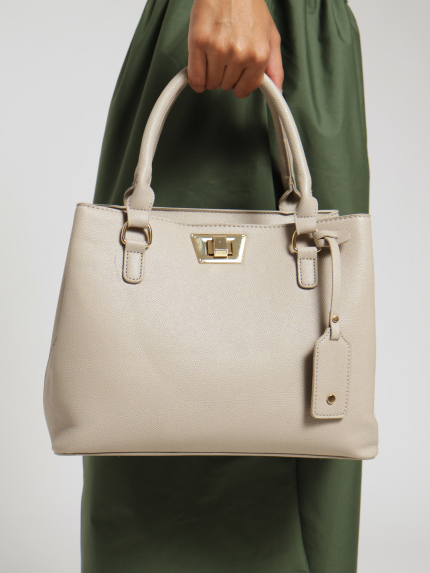 Ladies Freedom Iconic Tote Handbag - Brown