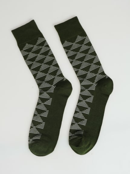 1 Pack Single Anklet Socks - Green