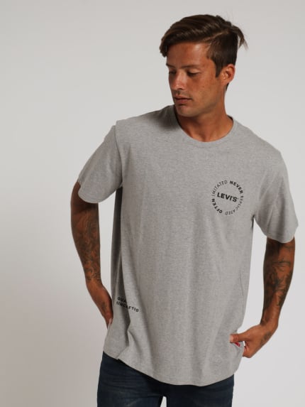 Relaxed Fit Tee - Grey