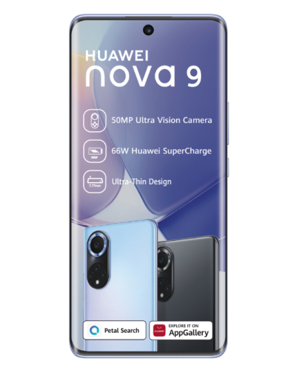 Nova 9 Single Sim Blue Cellphone + Freelace