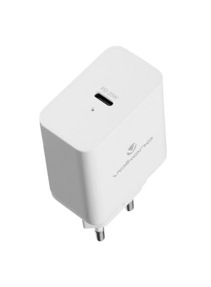 VOLKANO POTENT SERIES 25W P.D PPS WALL CHARGER WHITE