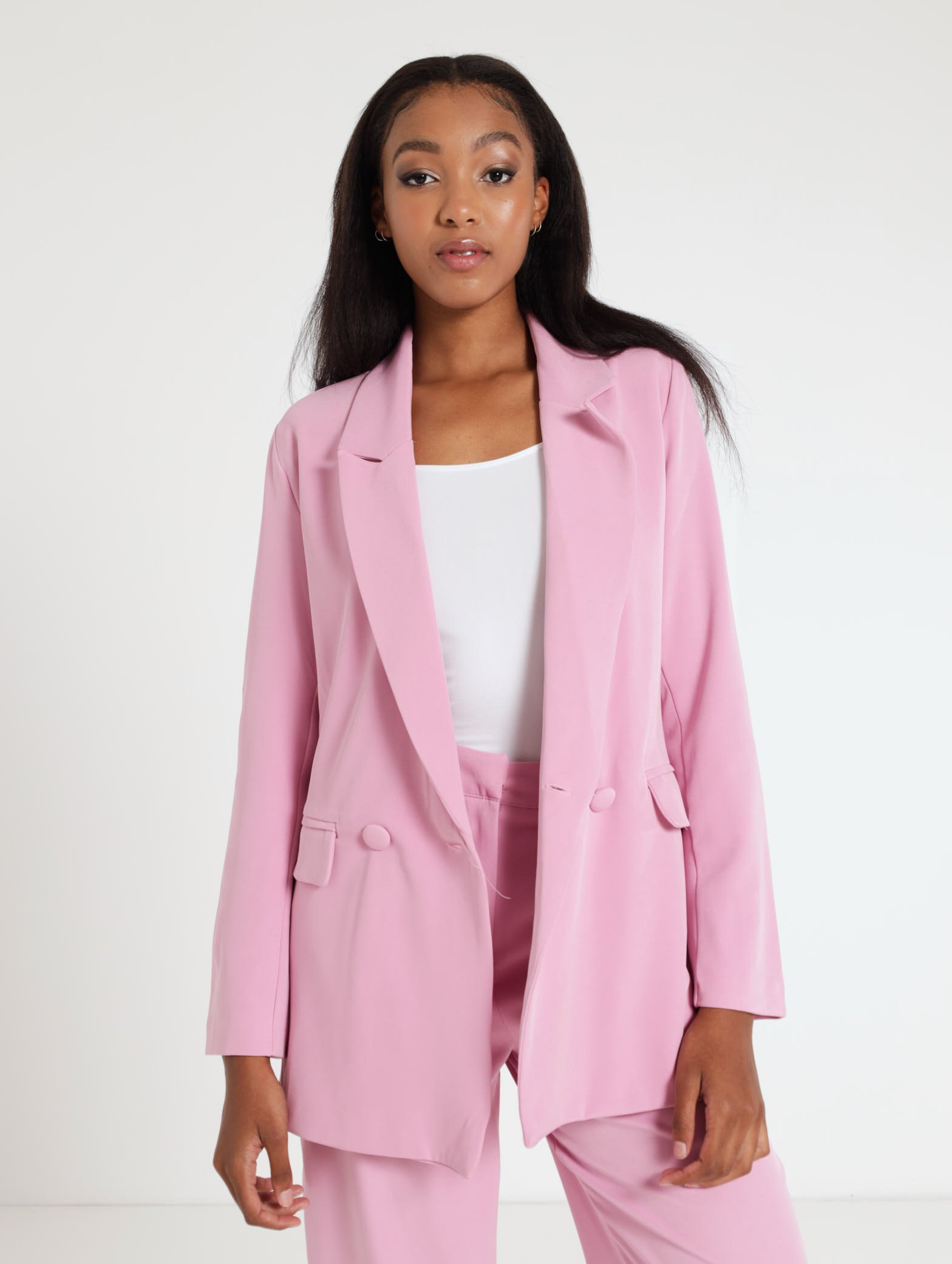 Suit Blazer - Pink
