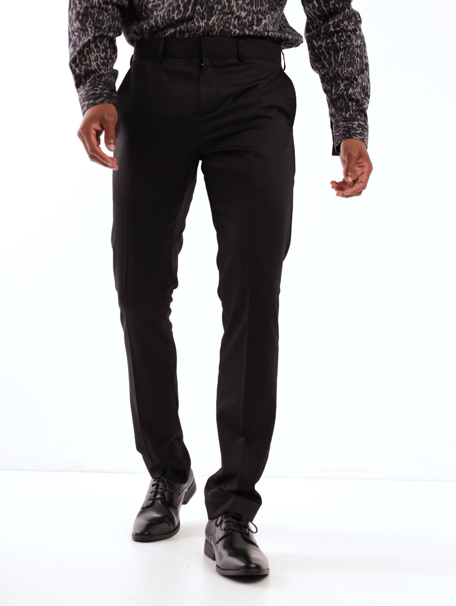 Buy Men Black Solid Slim Fit Formal Trousers Online - 792151 | Peter England-seedfund.vn
