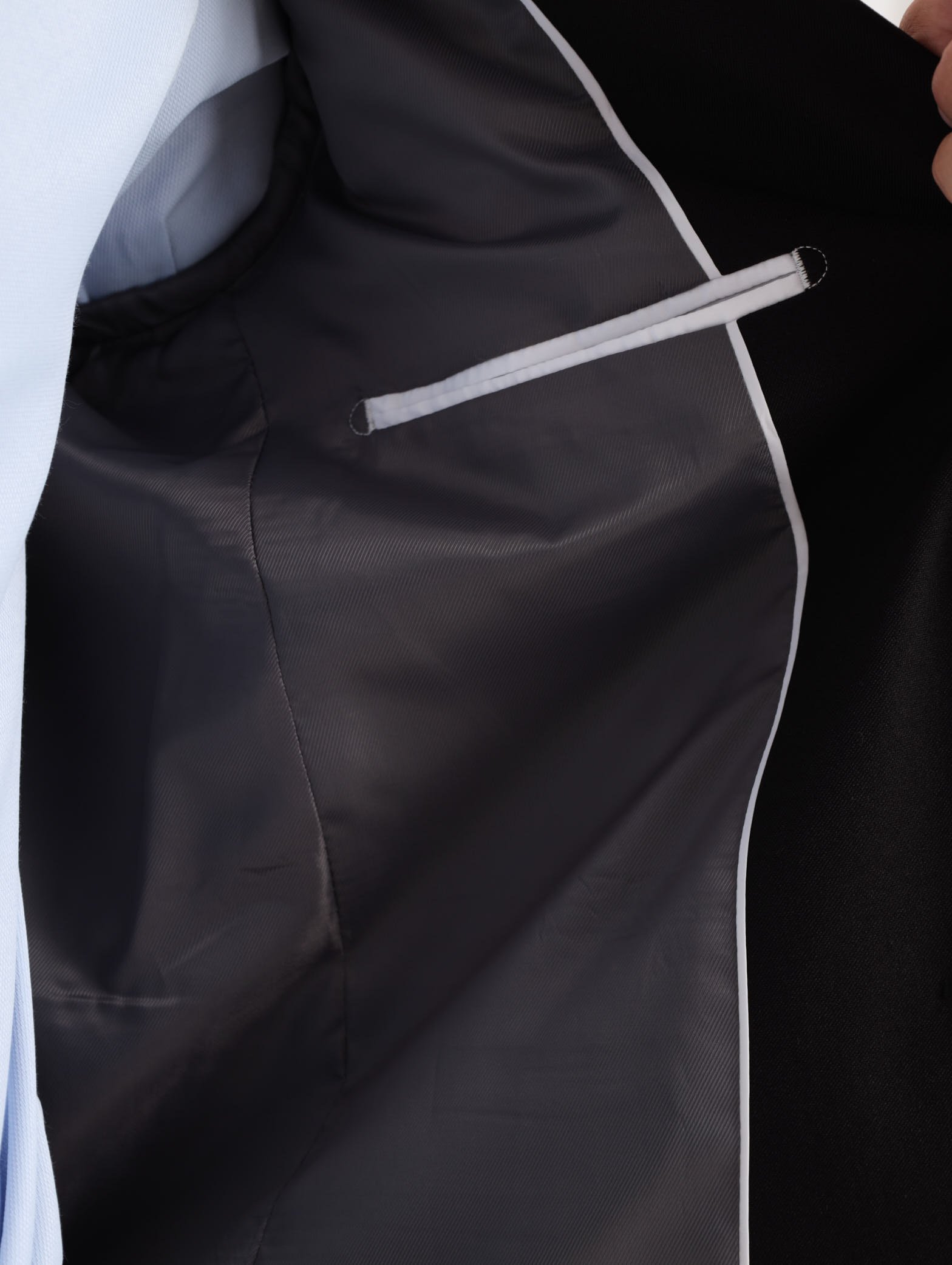 Slim Essential Suit Jacket - Black