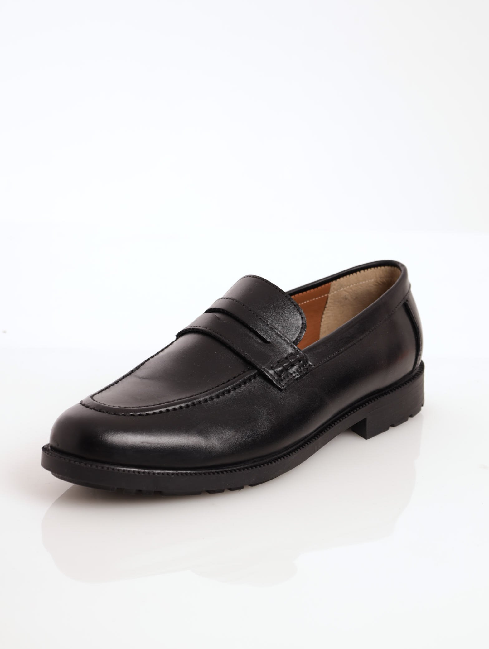 Men's Chunky Sole Lace-Up Shoe - Black