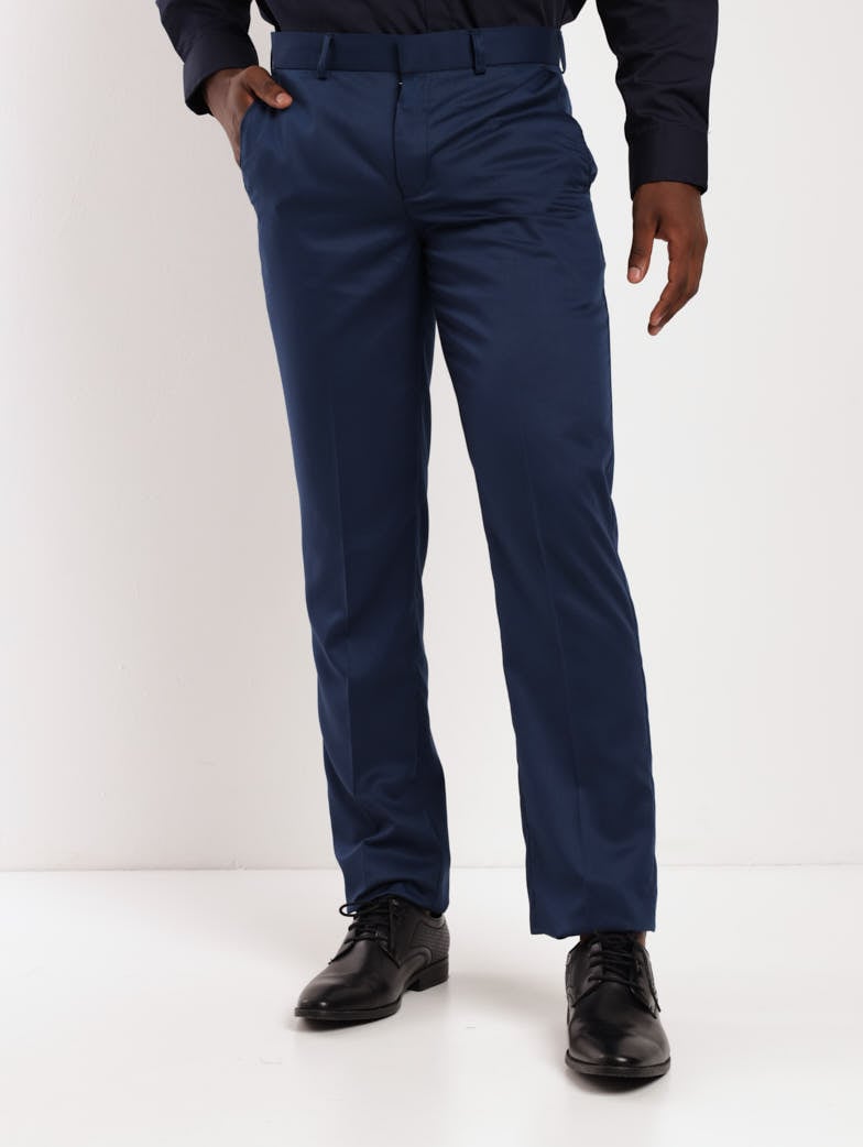 Allen Solly Slim Fit Men Dark Blue Trousers - Buy Allen Solly Slim Fit Men Dark  Blue Trousers Online at Best Prices in India | Flipkart.com