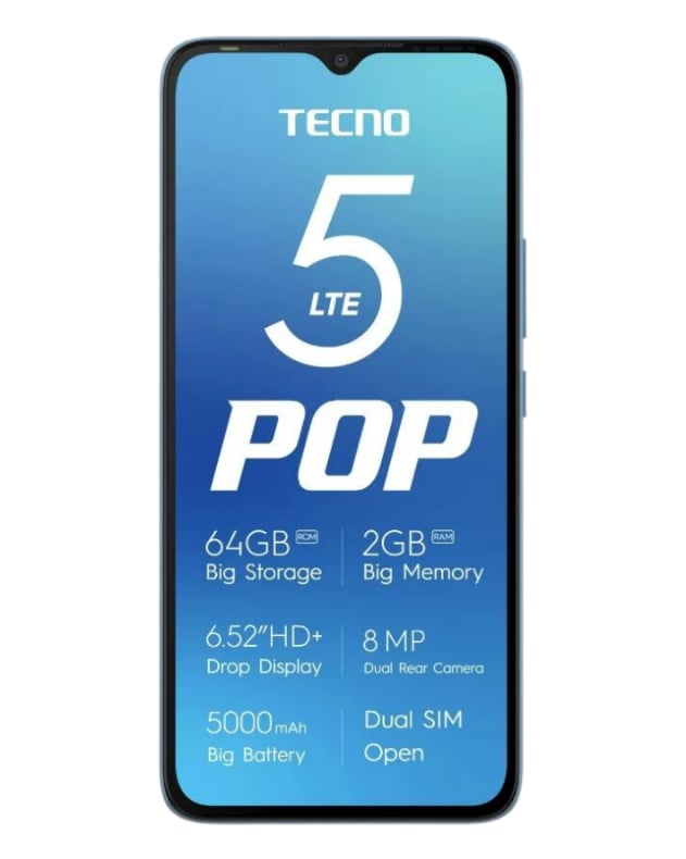 Pop 5 Lte Dual Sim Blue Cellphone