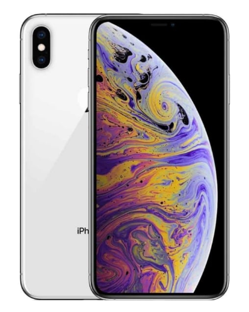 iPhone XS 256GB Silver Cellphone Pre-owned