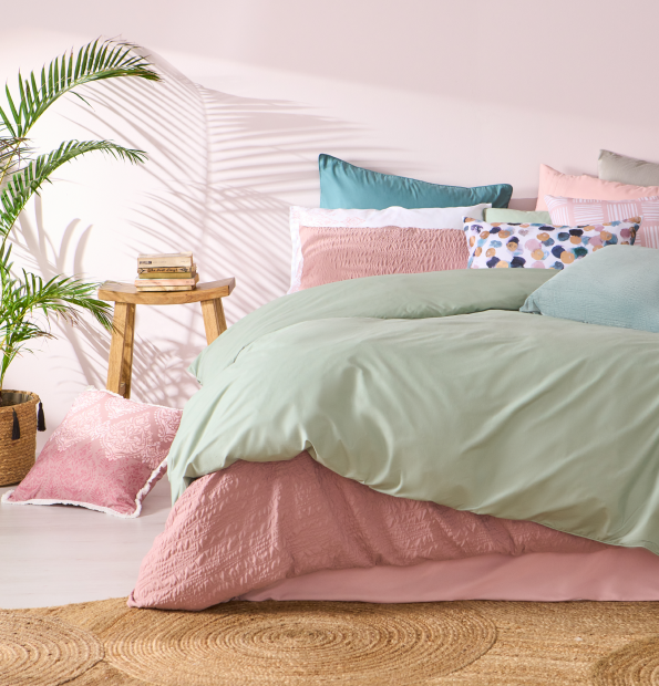 From stylish duvet covers and other bed linen (including sheets and blankets) to textured throws, rugs, fragrance diffusers, candles, wall art and more.